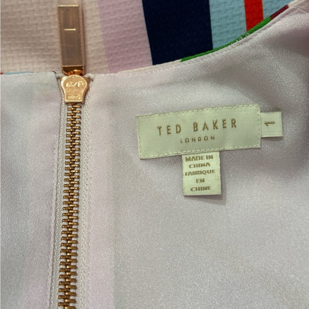 NWOT Women’s Ted Baker Bay of Honor Striped Tunic Dress Size US 4 - Picture 11 of 16